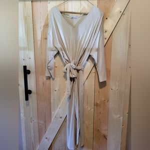 Zara Basic nude dress